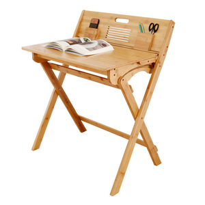 Bamboo <b>Study</b> <b>Desk</b> Foldable Modern Simple Design For Home Office Student Use - Product Image 5