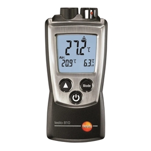 Thermomètre infrarouge Testo 810 original 2-en-1 pour surfaces et température de l'air avec thermomètre de poche T HVAC 0560 0810 - Product Image 2