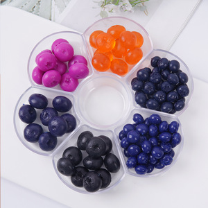 Modèle de myrtille simulée, accessoires en argile au beurre pour gâteau DIY, mini décoration de cuisine, ornement de fruits - Product Image 2