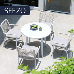 Meubles de jardin modernes de bonne qualité et bon marché, imperméables, <span class=keywords><strong>table</strong></span> et chaises, <span class=keywords><strong>table</strong></span> et chaises d'extérieur pour café et restaurants - Product Image 2