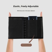 Ceinture de maintien lombaire professionnelle en polyester antibactérien pour le sport et le fitness, avec contrôle du ventre et soutien puissant
