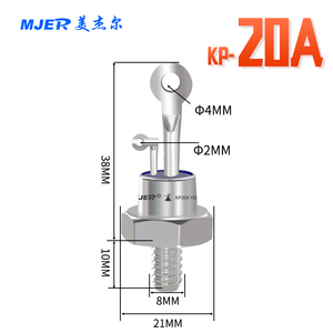 KP5A KP10A 1600V パワー相 DC スタッド制御サイリスタ スパイラルサイリスタ <span class=keywords><strong>KP20A</strong></span> サイリスタ - Product Image 4