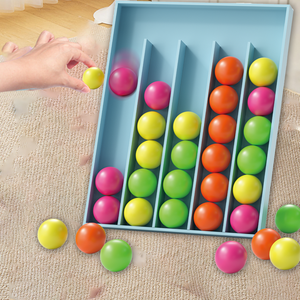 Xách tay nhựa màu phân loại bóng trò chơi phù hợp với xếp chồng cảm giác tập thể dục não suy nghĩ đồ chơi cho trẻ em - Product Image 3