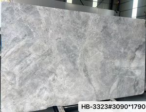 Losa de Mármol Gris Dora, Mármol Gris Natural con Vetas de Nube para Paredes de Hotel, Pisos, Escalones, Encimeras de Baño - Product Image 2