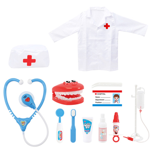 Recién llegado, juego de juguetes de <span class=keywords><strong>Doctor</strong></span>, juego de simulación, kit médico de dentista, juguete educativo, disfraz de juego de rol de <span class=keywords><strong>Doctor</strong></span> para niños - Product Image 2