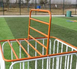 Basket-ball extérieur pliant métal roulant Multi sport balle stockage pliable volley-ball balle chariot Portable Football <span class=keywords><strong>Cage</strong></span> - Product Image 6