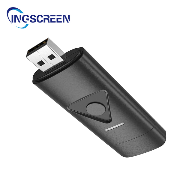 INGSCREEN Smart Wireless Display Dongle 1080P FHD Screen Mirroring Receiver for Android IOS Phone TV Projector