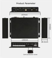 Reproductor Multimedia de Señalización Digital MPC1005 HD 4K con Salida HD-MI, Sensor de Movimiento, Control RS232, Salida de Audio Óptica Personalizada