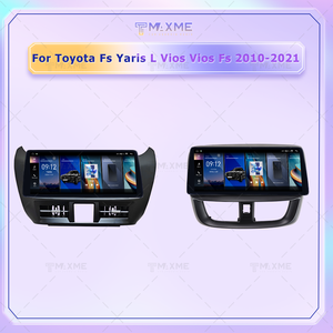 Ucuz toptan 12.3 inç araba Stereo <span class=keywords><strong>GPS</strong></span> navigasyon çerçeve Toyota 2010-2011 Vios/Yaris siyah Android araba radyo ekran çerçevesi - Product Image 6