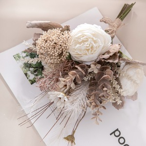 Fleurs artificielles Yuzuru CF01159 en plastique tressé pour décoration intérieure, bouquet de mariage, décoration murale - Product Image 2