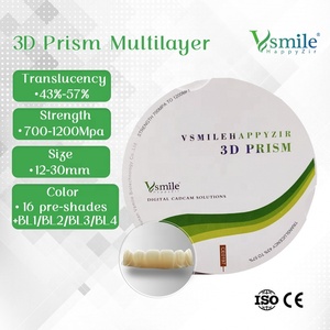 3d Multicouche Zirconia Block Dental Lab Consommable Materials for CAD CAM <span class=keywords><strong>Vsmile</strong></span> for Milling Arum Etc - Product Image 6