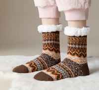 Chaussons de ski thermiques double couche pour l'hiver