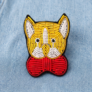 BADGE BRODÉ EN SOIE DESIGN HIPO - Product Image 3