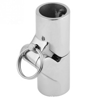 Raccord articulé pliant en acier inoxydable 316 pour tube marin, connecteur à charnière 1 pouce avec goupille de verrouillage rapide, accessoires de bateau
