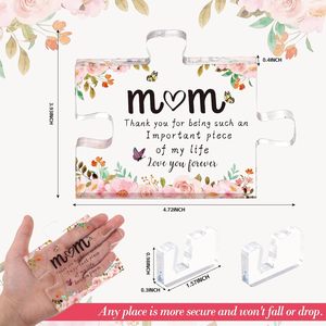 Vente chaude UV Impression Acrylique Puzzle Cadre Photo Personnalisé Acrylique Puzzle Plaque <span class=keywords><strong>pour</strong></span> La Décoration Intérieure <span class=keywords><strong>Anniversaire</strong></span> <span class=keywords><strong>Maman</strong></span> Idées Cadeaux - Product Image 3