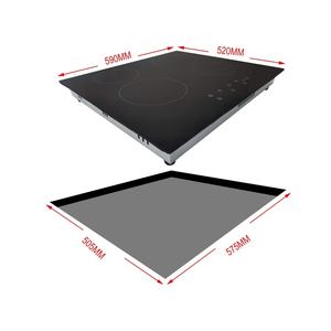 Table de cuisson à induction 4 foyers 6 kW en verre noir 59*52cm, modèle OEM/ODM en gros - Product Image 6