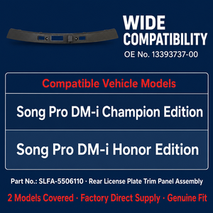 Nuevo Conjunto <span class=keywords><strong>de</strong></span> Embellecedor <span class=keywords><strong>de</strong></span> Placa Trasera 13393737-00, Reemplazo para BYD Song Pro DM-i, Adorno <span class=keywords><strong>de</strong></span> Placa <span class=keywords><strong>de</strong></span> <span class=keywords><strong>Matrícula</strong></span> - Product Image 3