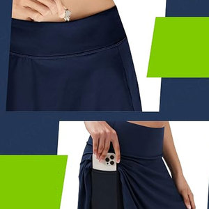 Unisex Netball <b>Skirt</b> Lightweight Breathable 100% Polyester Eco-Friendly Quick Dry Sports Team Training Wear Practice Matches - Product Image 6