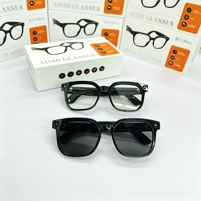 AG001 Open Ear Listening Modern Smart Design Glasses Speech Assistant Answer Call Audio Sunglasses AI Smart Glasses