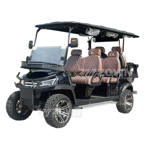 Carrito de Golf Eléctrico de Alto Rendimiento de 4 Plazas con Techo para Transporte Turístico en Zonas Turísticas - Product Image 4