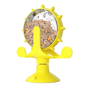 Cat Treat Dispenser Slow Feeding <b>Interactive</b> <b>Toy</b> Green Manual Operation Food Dispensing <b>Pet</b> Feeder <b>For</b> Cats - Product Image 2