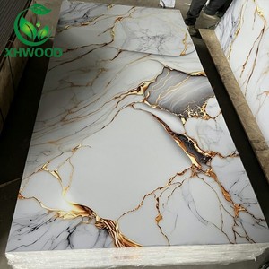 高光沢1220x 2440mm 3mm 2mm PVC壁パネルPVC大理石UVシート - Product Image 2