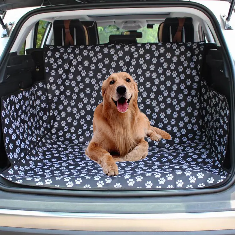 Funda de asiento de coche para mascotas, Protector de alfombrilla para maletero SUV, transporte para gatos y perros