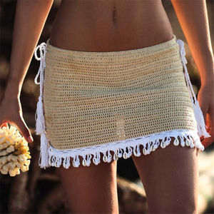Cache-<span class=keywords><strong>maillot</strong></span> <span class=keywords><strong>de</strong></span> plage en <span class=keywords><strong>Crochet</strong></span>, jupe en <span class=keywords><strong>coquillage</strong></span>, Bikini attaché sur le côté, bas <span class=keywords><strong>de</strong></span> plage, pampilles, franges, vêtements <span class=keywords><strong>de</strong></span> plage - Product Image 4