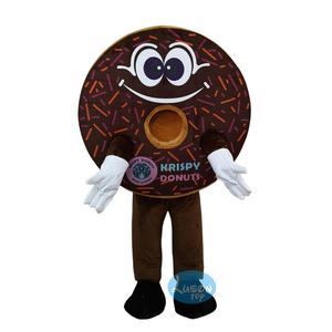 <span class=keywords><strong>Costume</strong></span> da mascotte del negozio di ciambelle di cioccolato cibo Pancake personalizzato - Product Image 1