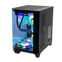 Pcooling Pc case Bande Gaming Case Fan Cooling Matx Case Alimentation Cabinet d'ordinateur
