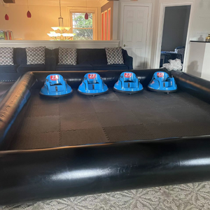 Piste de course gonflable bon marché Offre Spéciale, piste de course de kart gonflable, jeu de course de voiture gonflable pour la <span class=keywords><strong>location</strong></span> de fête - Product Image 2