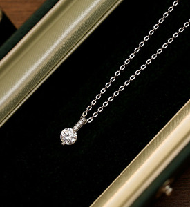 Collier avec pendentif rond en argent Sterling S925 pour femmes, chaîne de clavicule minimaliste, cadeau, bijoux en argent exquis et élégants - Product Image 6