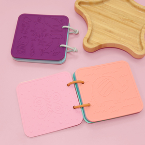 Nouveau jouet <span class=keywords><strong>de</strong></span> <span class=keywords><strong>bain</strong></span> en silicone pour bébé Bpa gratuit et non toxique livre d'images en forme d'animaux <span class=keywords><strong>de</strong></span> l'océan livre <span class=keywords><strong>de</strong></span> <span class=keywords><strong>bain</strong></span> doux personnalisé - Product Image 2