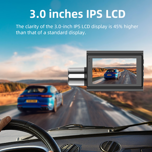 Coview Nouvelle caméra embarquée 4K avant et arrière, DVR 4K, 1,47 pouces, double objectif, boîte noire F1.8, taille mini, ne bloque pas la vue du conducteur - Product Image 2
