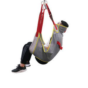 Eslinga de malla KS de tipo abierto para transferencia de pacientes, capacidad de 200 kg, uso en enfermería, material de poliéster transpirable, talla MLXL - Product Image 4