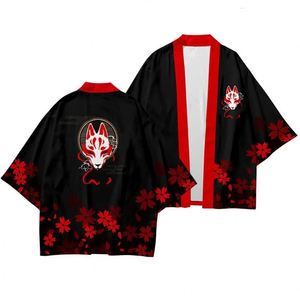16 Estilos de Camisas Haori Japonesas con Estampado de Carpas Marinas para Cosplay, Capa, Disfraz de Kimono de Anime para Cosplayer - Product Image 5