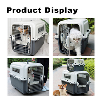 Valise pour animaux de compagnie, boîte de transport pour petits animaux, cage de transport pour voiture, cage de voyage portable pour animaux de compagnie en plein air