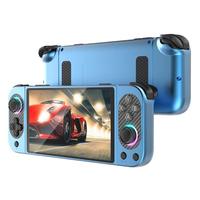 جهاز ألعاب محمول D50MAX بشاشة لمس 5 بوصة، مخرج عالي الدقة، عصا تحكم مزدوجة، إضاءة RGB، ذاكرة وصول عشوائي 3 جيجابايت، تخزين 64 جيجابايت، واي فاي، نظام أندرويد
