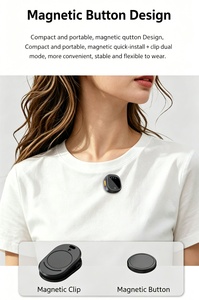 Microfone Sem Fio Lavalier com Cancelamento de Ruído AI e Clip Magnético para Gravação de Vídeo, Ideal para Criadores de Conteúdo e Vlogs - Product Image 5