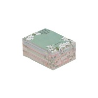 Bloc de Notas Adhesivas, 30 Hojas de Papel de 75*100 mm, Bloc de Notas con Temas Bíblicos, Bloc de Notas para Regalo, Diseño de Flores, Personalizable, Alta Viscosidad