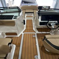 Plateforme de bain Sea Ray SPX 210 2015-2023, tapis de cockpit en mousse EVA imitation teck, style SeaDek MarineMat, auto-adhésif