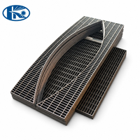 Grille en acier inoxydable 304, norme DIN24537, anti-corrosion, pour passerelles industrielles extérieures, mezzanines, conception personnalisée