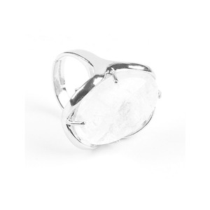 Anillo abierto de aleación de latón <span class=keywords><strong>para</strong></span> <span class=keywords><strong>hombres</strong></span> y mujeres, joyería <span class=keywords><strong>con</strong></span> diseño de piedra natural genuina y grande, anillo <span class=keywords><strong>con</strong></span> ajuste de garra - Product Image 2