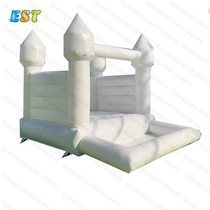 Château gonflable commercial en PVC pour tout-petits, mini château gonflable blanc pour mariage avec <span class=keywords><strong>piscine</strong></span> à balles et toboggan pour la <span class=keywords><strong>location</strong></span> - Product Image 2