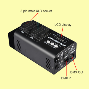 Tinh vân 2 kênh kỹ thuật số DMX điều khiển LED chuyển đổi ánh sáng Hộp <span class=keywords><strong>Dimmer</strong></span> gói - Product Image 4