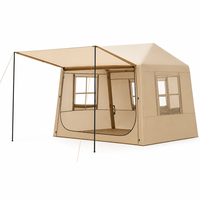 Tente gonflable à gonflage rapide, installation facile, tente pneumatique portable, imperméable, protection UV, grande tente de camping familiale