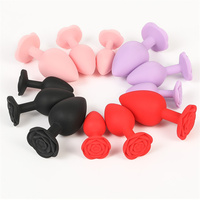 En gros, Plug anal en silicone rose pour adultes, jouet sexuel pour stimulation de la prostate, pour femmes, hommes, couples, gays, unisexe