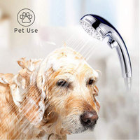 Pommeau de douche en plastique, 5 fonctions, ABS, douche à main un bouton d'arrêt, ensemble de douche à main, livraison gratuite