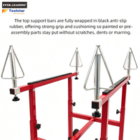 Support universel en métal pour peinture de jantes, avec 4 cônes rotatifs et cônes réglables pour peinture au pistolet sans contact