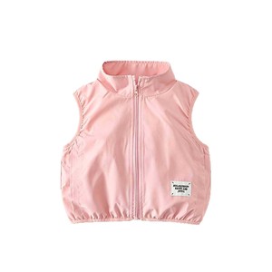 <span class=keywords><strong>Gilet</strong></span> Bébé Printemps Nouvelle Collection Vêtements Enfants Garçons Filles Haut Sans Manches Bébé Automne Vêtement d'extérieur Col Montant - Product Image 5